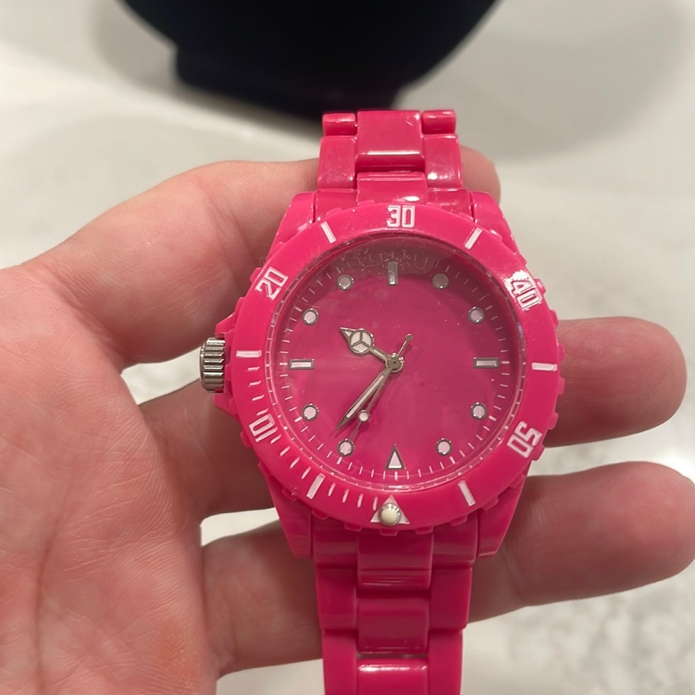 Pink watch by Japan movement